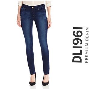 DL1961 Grace Hi Rise Straight Leg 360 Stretch Denim Jeans 29